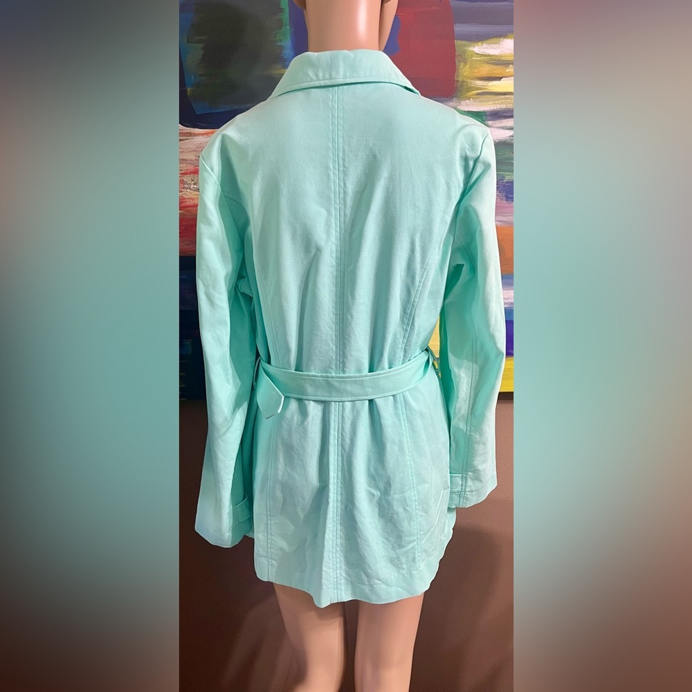 Jules & Leopold  Coat Women’s Size 10 Light Blue - Picture 5 of 16